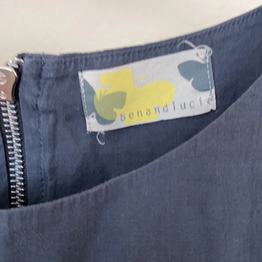 Anthropologie*FLAW*Maeve Zipper Back Grey Tank Blouse - Picture 3 of 7